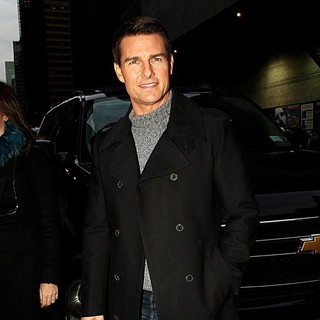 Tom Cruise in The Late Show with David Letterman - Arrivals