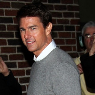 Tom Cruise in The Late Show with David Letterman - Arrivals - tom-cruise-late-show-with-david-letterman-05