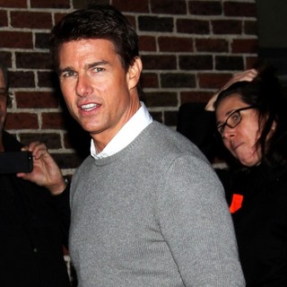 Tom Cruise in The Late Show with David Letterman - Arrivals