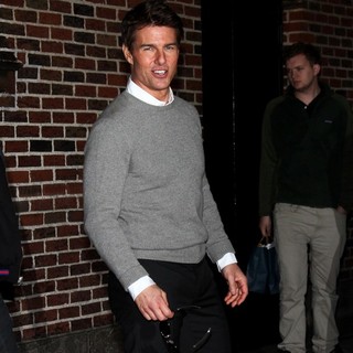 Tom Cruise in The Late Show with David Letterman - Arrivals
