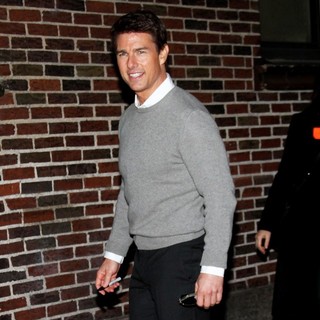 Tom Cruise in The Late Show with David Letterman - Arrivals