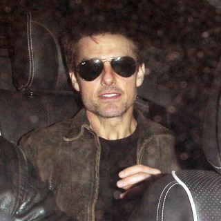 Tom Cruise in Tom Cruise Leaves Chinawhite via A Shop in Busy Oxford Street