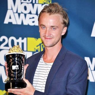 Tom Felton in 2011 MTV Movie Awards - Press Room