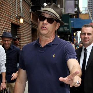 Tom Hanks in The Late Show with David Letterman - Arrivals