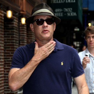 Tom Hanks in The Late Show with David Letterman - Arrivals