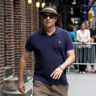 Tom Hanks in The Late Show with David Letterman - Arrivals
