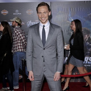 Tom Hiddleston in World Premiere of The Avengers - Arrivals