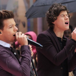 Louis Tomlinson, Harry Styles, One Direction in One Direction Performing Live on The Today Show