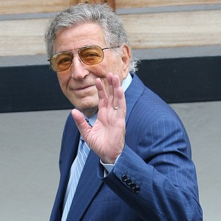 Tony Bennett in Celebrities Outside The ITV Studios