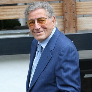 Tony Bennett in Celebrities Outside The ITV Studios