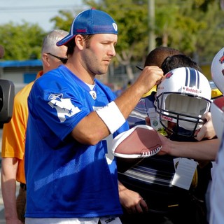Tony Romo in Final NFL Pro Bowl Practice
