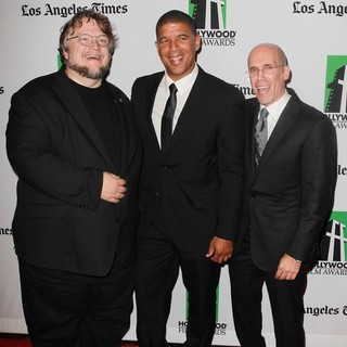 Guillermo del Toro, Peter Ramsey, Jeffrey Katzenberg in 16th Annual Hollywood Film Awards Gala