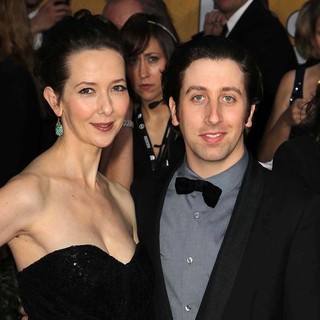Jocelyn Towne, Simon Helberg in 19th Annual Screen Actors Guild Awards - Arrivals