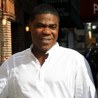 Tracy Morgan in Celebrities Arrive at The Ed Sullivan Theater to Appear on The Late Show with David Letterman