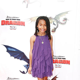 Yara Shahidi in Los Angeles Premiere of 'How to Train Your Dragon'