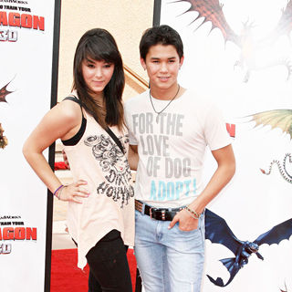 Booboo Stewart, Fivel Stewart in Los Angeles Premiere of 'How to Train Your Dragon'