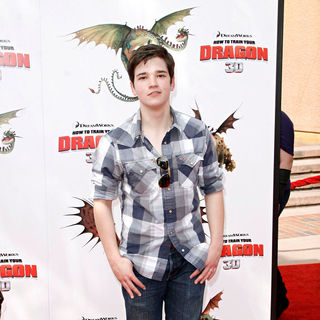 Nathan Kress in Los Angeles Premiere of 'How to Train Your Dragon'