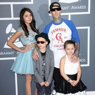 Travis Barker in 55th Annual GRAMMY Awards - Arrivals
