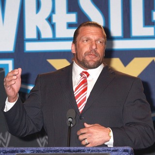 Triple H in A Press Conference with WWE Superstars for WrestleMania XXVII - triple-h-press-conference-with-wwe-superstars-03