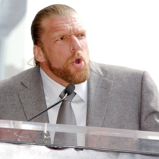 Triple H in Vince McMahon Honoured with The 2357th Star on The Hollywood Walk of Fame on Hollywood Boulevard