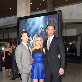 Stephen Moyer, Anna Paquin, Alexander Skarsgard in HBO's "True Blood" Season 3 Premiere - Red Carpet