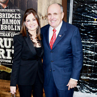 Judith Nathan, Rudy Giuliani in New York Premiere of 'True Grit'
