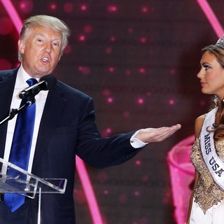 Donald Trump, Erin Brady (II) in Erin Brady Is Crowned 2013 Miss USA