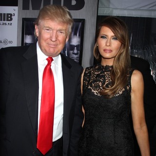 Donald Trump, Melania Trump in Men in Black 3 New York Premiere - Arrivals