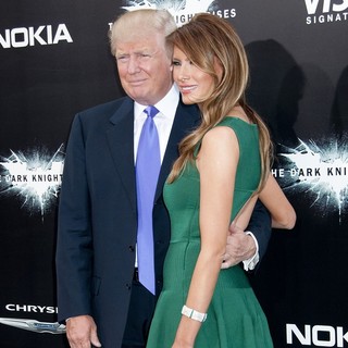 Donald Trump, Melania Trump in The Dark Knight Rises New York Premiere - Arrivals