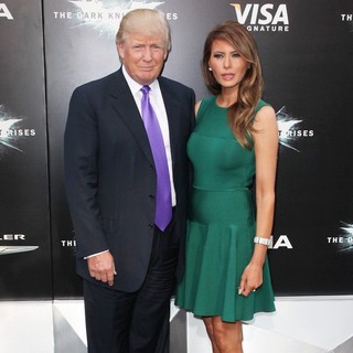 Donald Trump, Melania Trump in The Dark Knight Rises New York Premiere - Arrivals