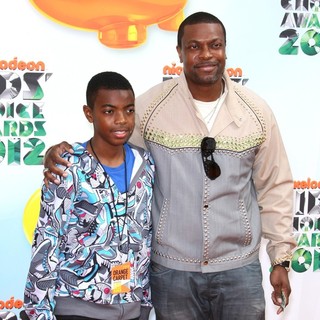 Destin Tucker, Chris Tucker in 2012 Kids' Choice Awards - Arrivals