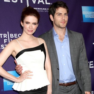 Bitsie Tulloch, David Giuntoli in 2012 Tribeca Film Festival - Caroline and Jackie Premiere - Arrivals