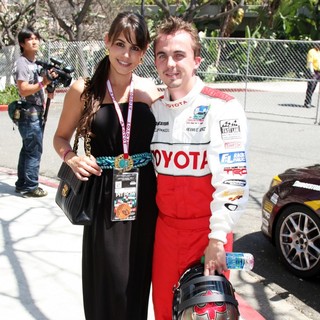 Elycia Turnbow, Frankie Muniz in The 2011 Toyota Grand Prix Pro Celebrity Race at The Toyota Grand Prix Track