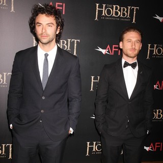 Aidan Turner, Dean O'Gorman in Premiere of The Hobbit: An Unexpected Journey