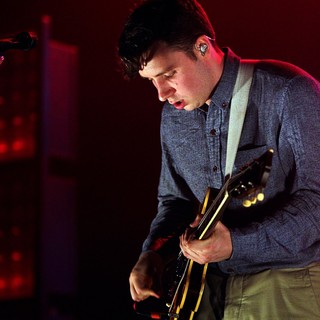 Sam Halliday, Two Door Cinema Club in Two Door Cinema Club Performing Live on Stage During The NME Award Tour Night