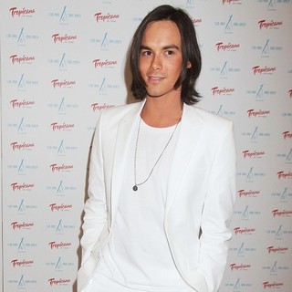 Tyler Blackburn in Nikki Beach Holds A White Party to Celebrate Its Grand Opening