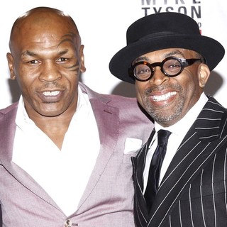 Mike Tyson, Spike Lee in Mike Tyson Undisputed Truth, Live on Broadway Press Conference