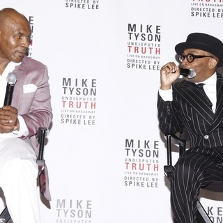Mike Tyson, Spike Lee in Mike Tyson Undisputed Truth, Live on Broadway Press Conference