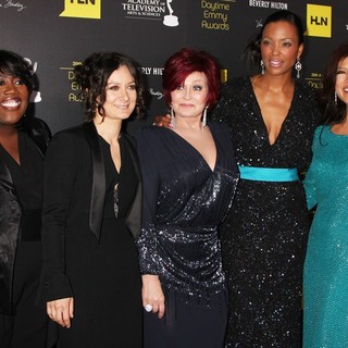 Sheryl Underwood, Sara Gilbert, Sharon Osbourne, Aisha Tyler, Julie Chen in 39th Daytime Emmy Awards - Arrivals