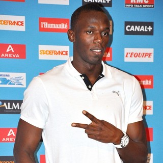 Usain Bolt in The Areva Press Conference