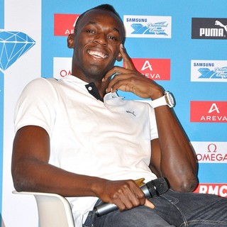 Usain Bolt in The Areva Press Conference
