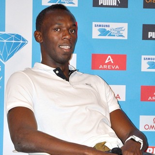 Usain Bolt in The Areva Press Conference