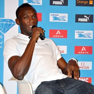 Usain Bolt in The Areva Press Conference