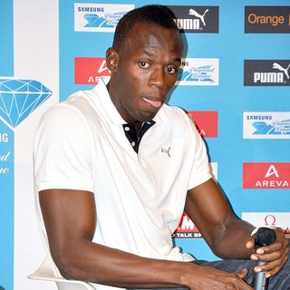 Usain Bolt in The Areva Press Conference