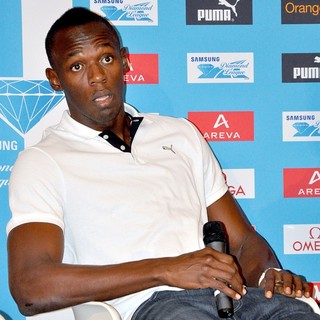 Usain Bolt in The Areva Press Conference