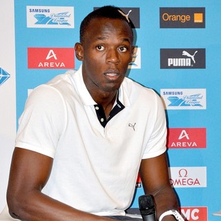 Usain Bolt in The Areva Press Conference