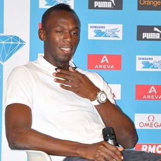 Usain Bolt in The Areva Press Conference