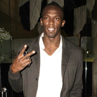 Usain Bolt in Usain Bolt Is Seen Leaving Mr. Chow Restaurant