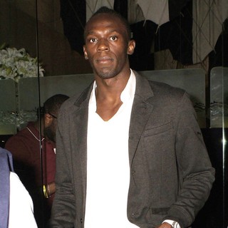 Usain Bolt in Usain Bolt Is Seen Leaving Mr. Chow Restaurant