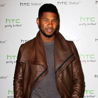 Usher in The HTC Status Social Launch Event - Arrivals